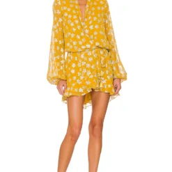 ROBE COURTE VEGA Yellow
