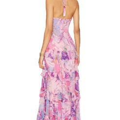 ROBE LONGUE DOS NAGEUR ZAZU Multi -Ravis Mode Soldes Boutique ROCS WD248 V3