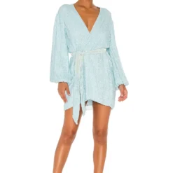 ROBE GABRIELLE Moonglow White 15 ROBE GABRIELLE Moonglow White -Ravis Mode Soldes Boutique ROFR WD101 V1