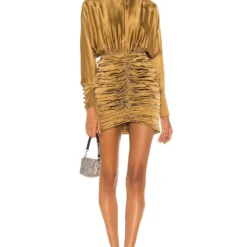 ROBE COURTE BARBARA Olive Green