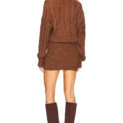 ROBE TALA Cognac -Ravis Mode Soldes Boutique ROFR WD397 V3