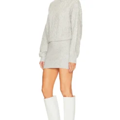 ROBE WAVERLY Stone Grey 7 ROBE WAVERLY Stone Grey -Ravis Mode Soldes Boutique ROFR WD419 V3