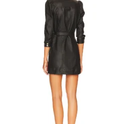 ROBE LEMA Coated Black 5 ROBE LEMA Coated Black -Ravis Mode Soldes Boutique ROFR WD439 V3