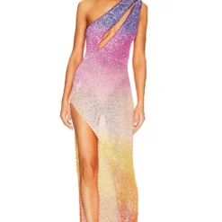ROBE LONGUE CROCHET CANDICE Sunset Ombre