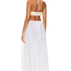 ROBE XIMENA White 6 ROBE XIMENA White -Ravis Mode Soldes Boutique ROFR WD579 V3