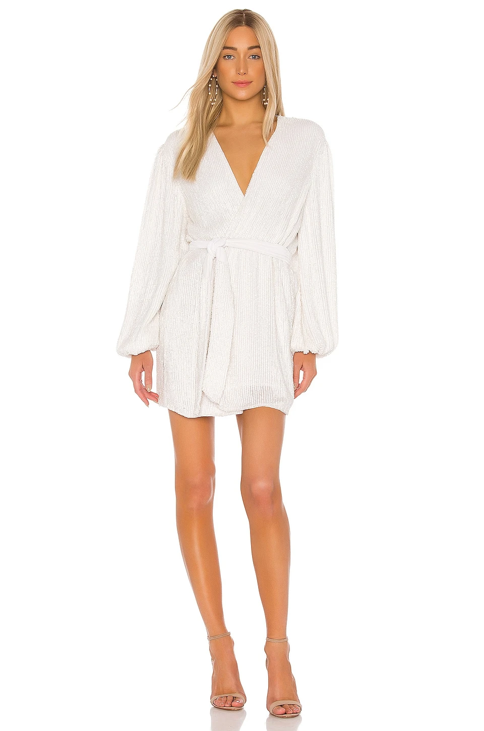 ROBE GABRIELLE Moonglow White 1 ROBE GABRIELLE Moonglow White