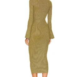 ROBE CHARLUNA Green 6 ROBE CHARLUNA Green -Ravis Mode Soldes Boutique RONR WD562 V3