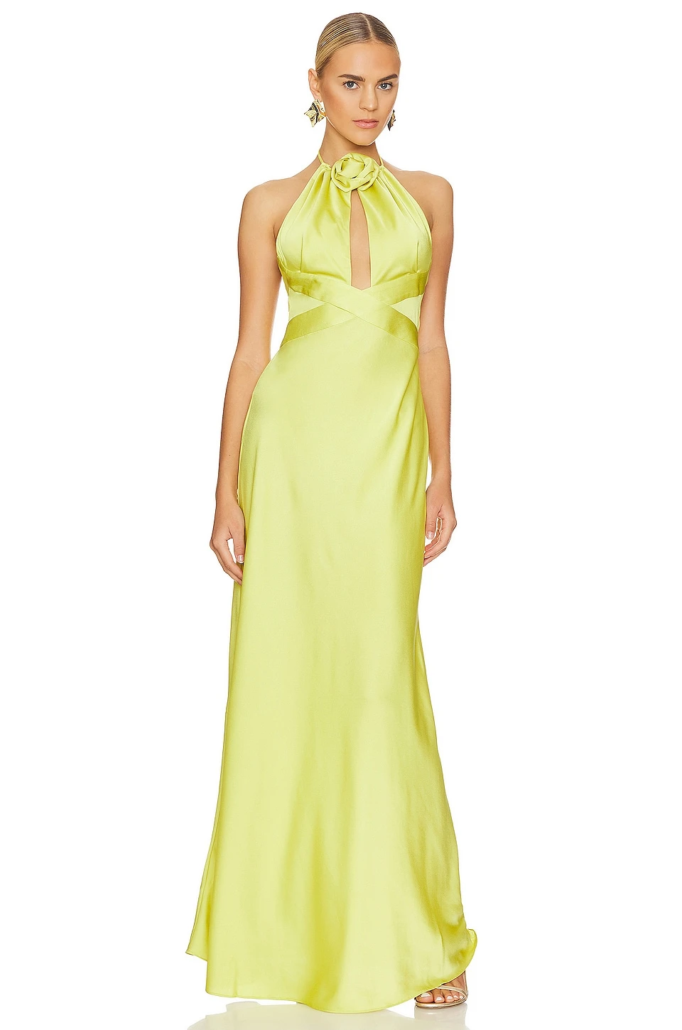 ROBE DE SOIRÉE WONDER Chartruse 1 ROBE DE SOIRÉE WONDER Chartruse