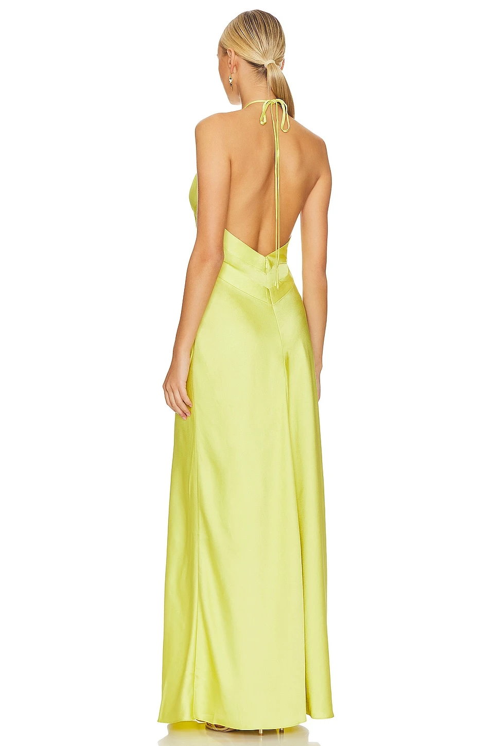 ROBE DE SOIRÉE WONDER Chartruse 3 ROBE DE SOIRÉE WONDER Chartruse – Image 3