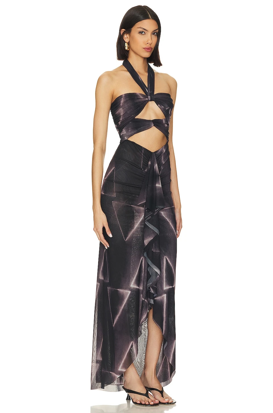 ROBE YOKO Black Multi 2 ROBE YOKO Black Multi – Image 2