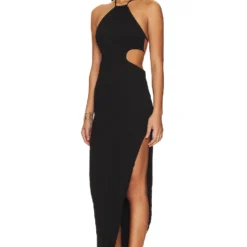 ROBE MAXI WILLOW CUT OUT Black 6 ROBE MAXI WILLOW CUT OUT Black -Ravis Mode Soldes Boutique RUMR WD30 V3