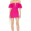 ROBE COURTE SEVINA Fuchsia
