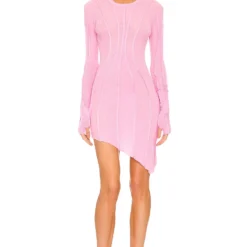 ROBE ASYMMETRIC Pink 11 ROBE ASYMMETRIC Pink -Ravis Mode Soldes Boutique SAMR WD9 V1 1