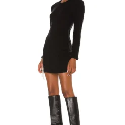 ROBE COURTE LILLEY Black 6 ROBE COURTE LILLEY Black -Ravis Mode Soldes Boutique SAYR WD356 V3