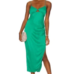 ROBE MI-LONGUE ASHLEE Kelly Green