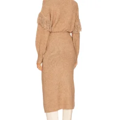 ROBE PULL ANGELLE Oatmeal 5 ROBE PULL ANGELLE Oatmeal -Ravis Mode Soldes Boutique SAYR WD410 V3
