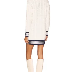 ROBE PULL MARISOLE Ivory -Ravis Mode Soldes Boutique SAYR WD415 V3