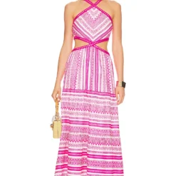 ROBE MAXI DARYNDA Fuchsia