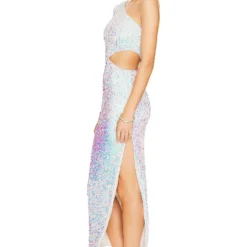 ROBE MI-LONGUE LENNOX White -Ravis Mode Soldes Boutique SAYR WD446 V3