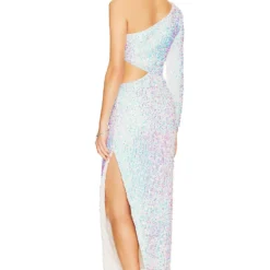 ROBE MI-LONGUE LENNOX White -Ravis Mode Soldes Boutique SAYR WD446 V4