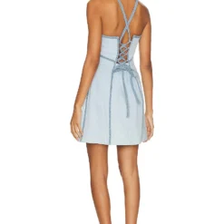 ROBE RENATA Sky Blue -Ravis Mode Soldes Boutique SBNA WD203 V4