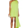 ROBE COURTE Green Shiny