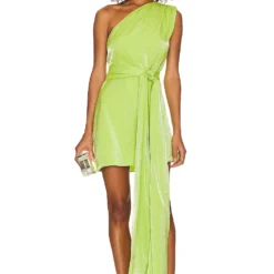 ROBE COURTE Green Shiny -Ravis Mode Soldes Boutique SCIL WD22 V2