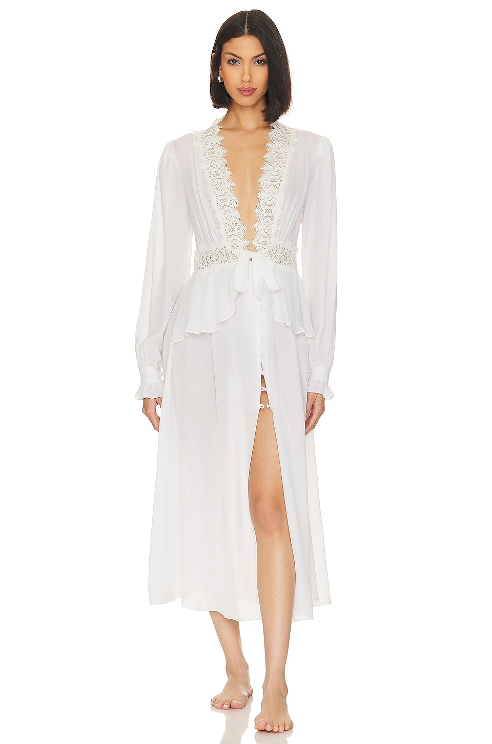 X Revolve Watson Robe White 1 X Revolve Watson Robe White