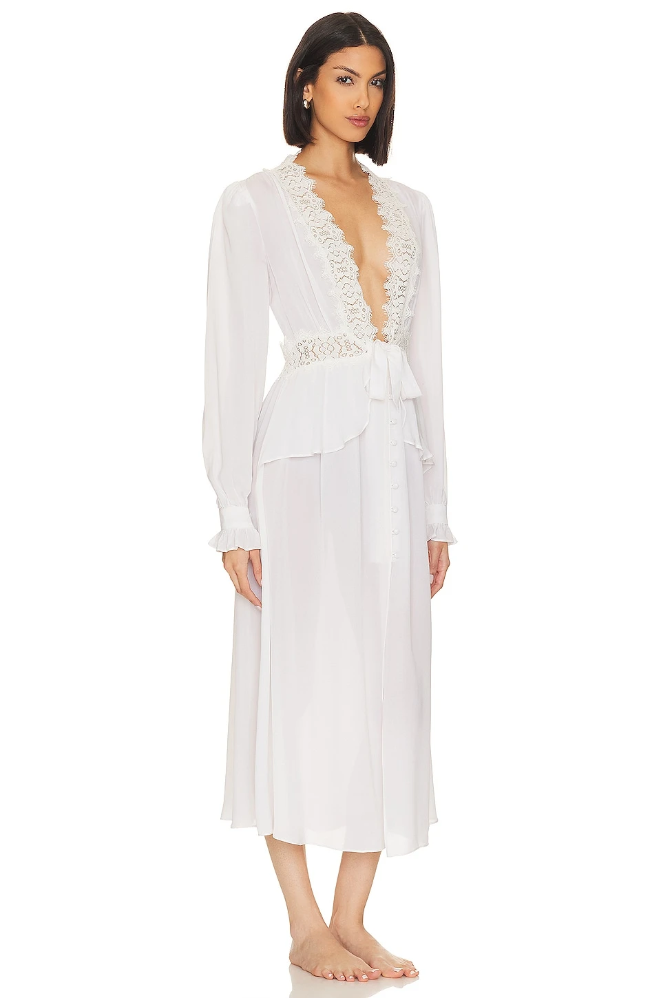X Revolve Watson Robe White 2 X Revolve Watson Robe White – Image 2