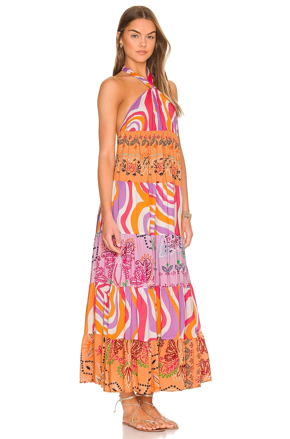 ROBE MAXI CAMILA Mix Comporta & Saint Tropez 2 ROBE MAXI CAMILA Mix Comporta & Saint Tropez – Image 2