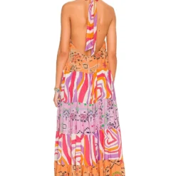 ROBE MAXI CAMILA Mix Comporta & Saint Tropez 5 ROBE MAXI CAMILA Mix Comporta & Saint Tropez -Ravis Mode Soldes Boutique SDRE WD163 V3