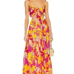ROBE MAGDA Flowers Print