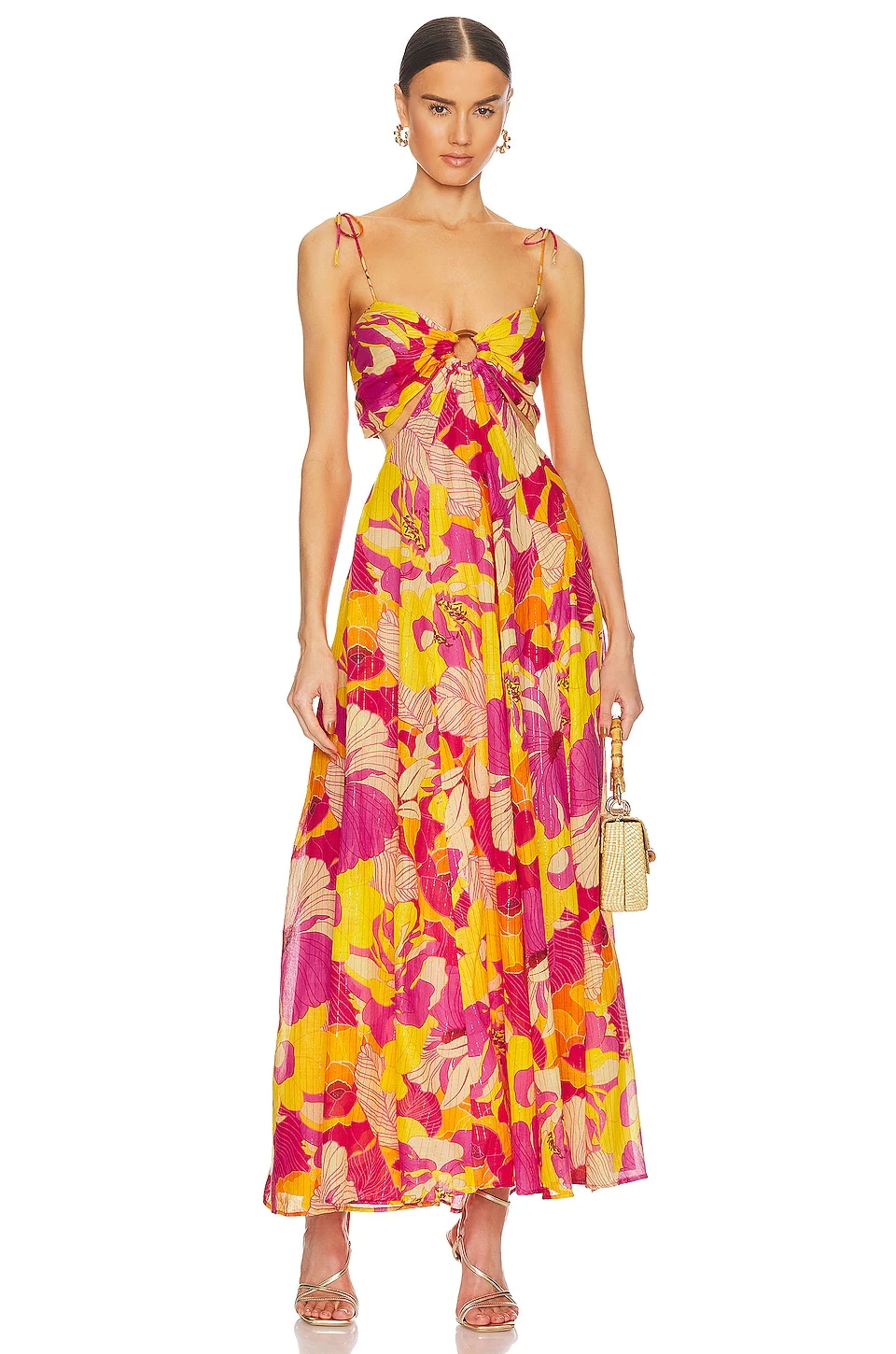 ROBE MAGDA Flowers Print 1 ROBE MAGDA Flowers Print