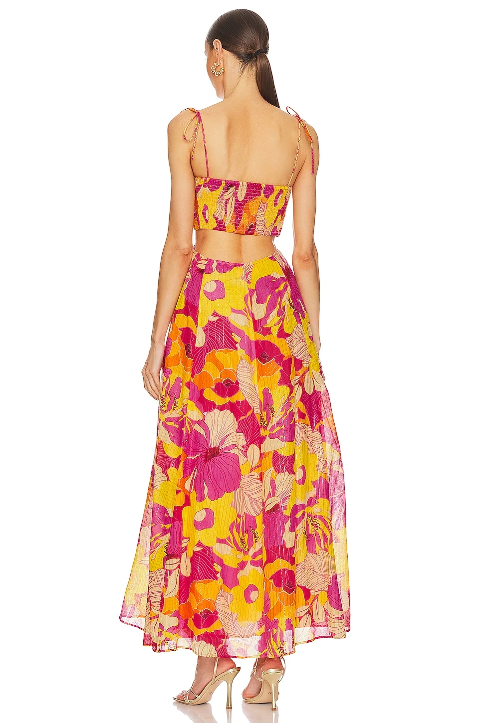 ROBE MAGDA Flowers Print 3 ROBE MAGDA Flowers Print – Image 3