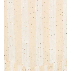 ROBE ZAHARA Saint Barth Stripes Off White Beige -Ravis Mode Soldes Boutique SDRE WD192 V4