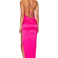 ROBE MAXI CELINO Fuschia Purple 5 ROBE MAXI CELINO Fuschia Purple -Ravis Mode Soldes Boutique SERR WD73 V3
