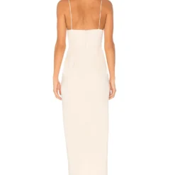 Shona Joy ROBE DRAPÉE COCKTAIL Nude -Ravis Mode Soldes Boutique SHON WD216 V3