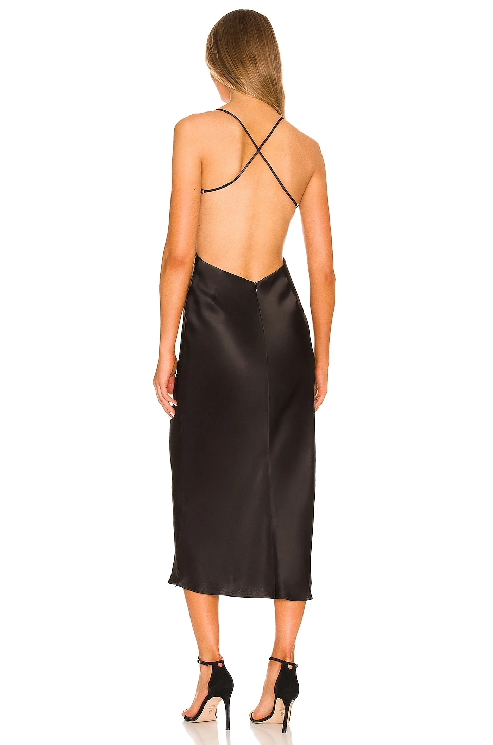 Shona Joy ROBE MI-LONGUE THALIA BIAS Black 3 Shona Joy ROBE MI-LONGUE THALIA BIAS Black – Image 3