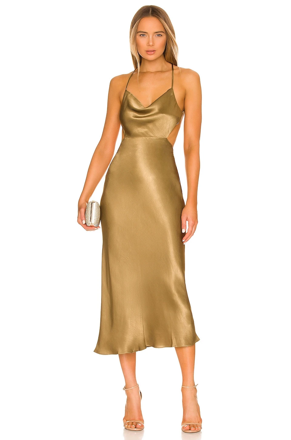 Shona Joy ROBE MI-LONGUE THALIA BIAS Black 5 Shona Joy ROBE MI-LONGUE THALIA BIAS Black – Image 5