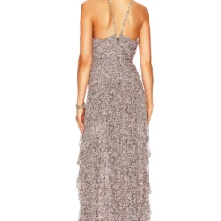 Shona Joy ROBE CYNTHIA Rouge Multi -Ravis Mode Soldes Boutique SHON WD435 V3