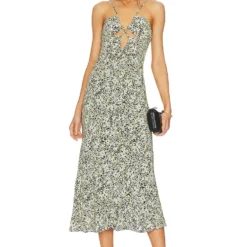 Shona Joy ROBE TAMMY Black Spritz