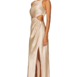 Shona Joy ROBE Gold -Ravis Mode Soldes Boutique SHON WD502 V3