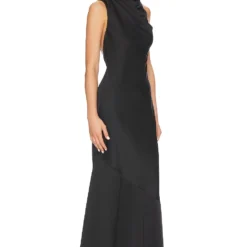 ROBE LANA Black 5 ROBE LANA Black -Ravis Mode Soldes Boutique SIGR WD122 V3