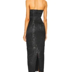 ROBE JENNIFER Black -Ravis Mode Soldes Boutique SLEE WD153 V3