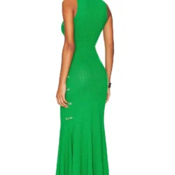 ROBE ANGELA Green -Ravis Mode Soldes Boutique SLEE WD215 V4