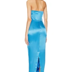 ROBE PALMER Azure -Ravis Mode Soldes Boutique SLEE WD229 V3