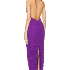 ROBE ROWAN Purple -Ravis Mode Soldes Boutique SLEE WD231 V3