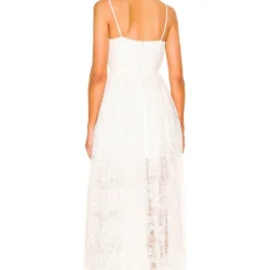 ROBE SELENA White -Ravis Mode Soldes Boutique SLEE WD66 V3
