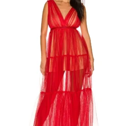 ROBE CHLOE Red 10 ROBE CHLOE Red -Ravis Mode Soldes Boutique SLEE WD81 V1 1