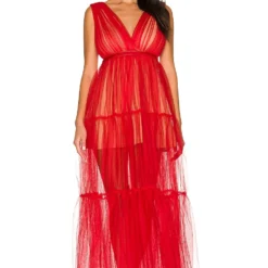 ROBE CHLOE Red 9 ROBE CHLOE Red -Ravis Mode Soldes Boutique SLEE WD81 V4